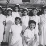Nurses undergoing training in Bangalore (or Mumbai), 1940s. Photo Source- Frederick Noronha (CC BY-SA 2.0)