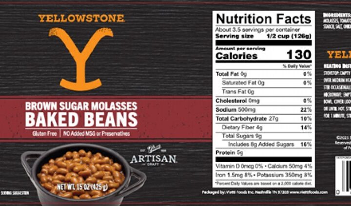 Yellowstone Brown Sugar Molasses Baked Beans (15 oz.)