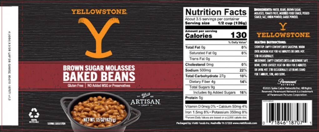 Yellowstone Brown Sugar Molasses Baked Beans (15 oz.)