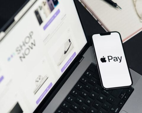 Online shopping with mobile payment technology.