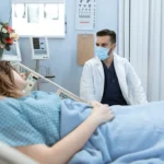 Doctor talking to a Patient.