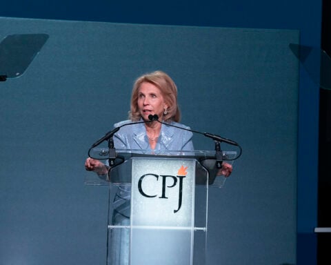 Shari Redstone speaks at the 2022 CPJ International Press Freedom Awards (CC BY 2.0)