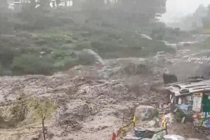 Flash flood fury in Dharamshala after cloudburst in Himachal Pradesh