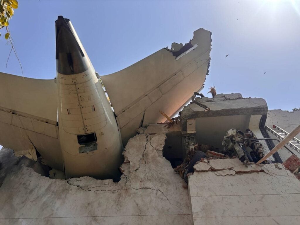 Air India Plane Crash Parts in Ahmedabad.