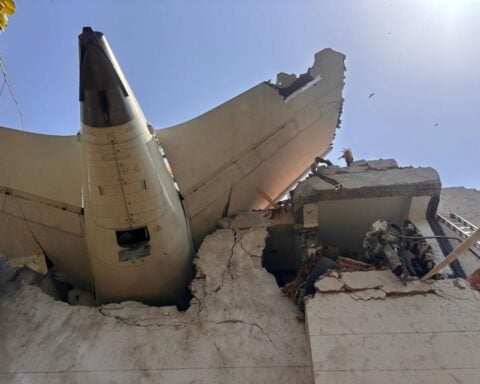 CISF Rescue Operations Underway at AI 171 Crash Site, Ahmedabad.