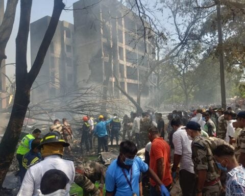 Four days after the devastating Air India crash in Ahmedabad Photo Source: X.com
