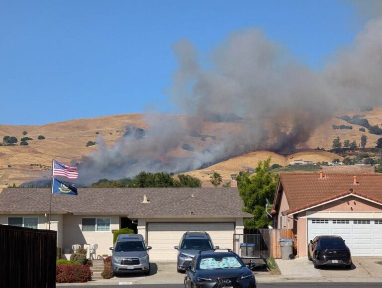 East San Jose Wildfire Contained at 75% After Burning 100 Acres, Only 8 ...