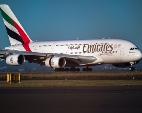 Emirates Airplane Photo Source: Harrison Macourt (Pexels)