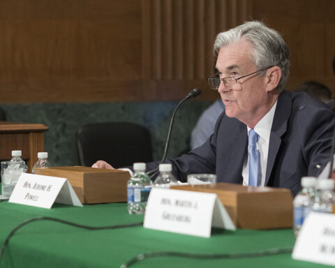Governor Jerome H. Powell testifies before the Senate Committee on Banking, Housing, and Urban Affairs. Photo Source- Federal Reserve (PDM 1.0)