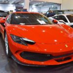 Production: 2022 - Engine: 3,0 litre biturbo V6 (petrol) + electric motor Power: 830 PS Gearbox: 8 speed dual clutch automatic Layout: rear mid engine, rear drive. Photo Source- Charles (CC BY 2.0)