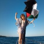 Greta Thunberg aboard the Madleen. Photo Source: Freedom Flotilla Coalition (Instagram)