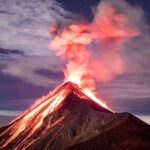 Lava going down the Volcano Fuego in Guatemala. Photo Source: Juan Francisco (CC BY-SA 2.0)