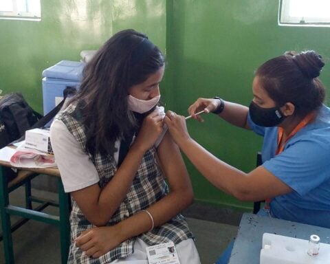 Covid vaccination for children aged 12-14 in India.