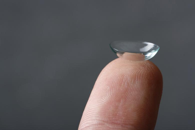 Contact Lens on the finger. Photo Source: StockVault (CC0 1.0)