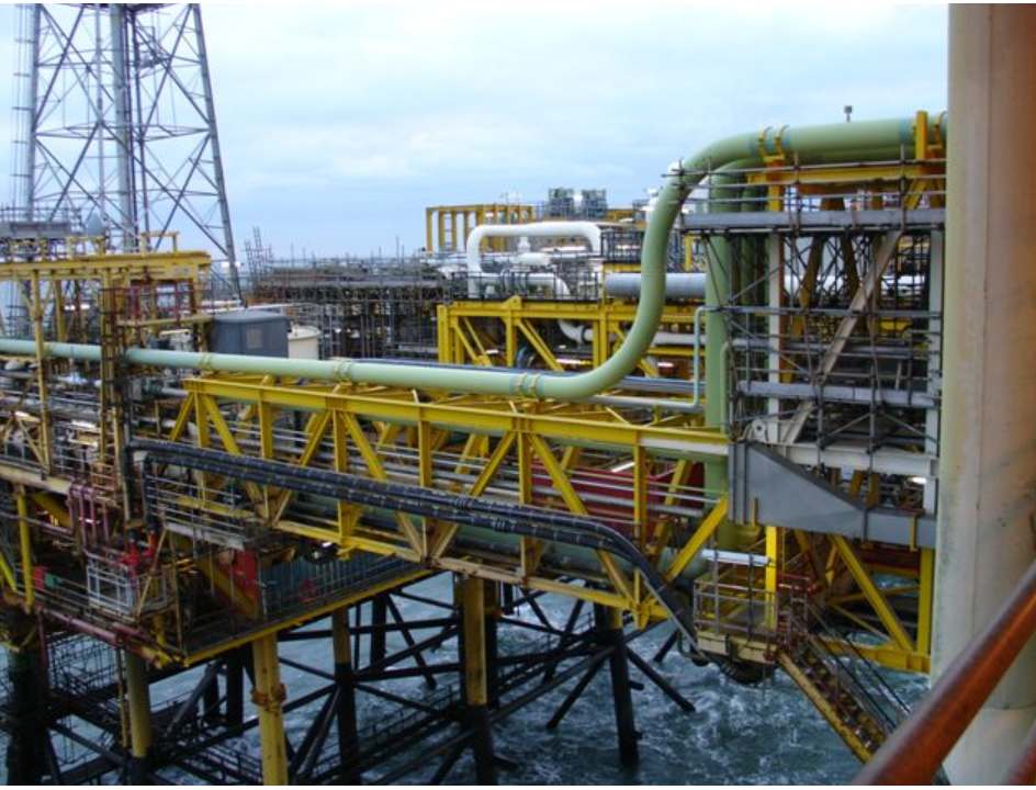 Shell Leman 26A offshore oil and gas installation in the North Sea