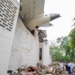 PM visits a crash site of the AI-171 flight. Photo Source: Prime Ministre's Office (Government Open Data License - India (GODL))