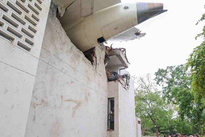 PM visits a crash site of the AI-171 flight. Photo Source: Prime Ministre's Office (Government Open Data License - India (GODL))