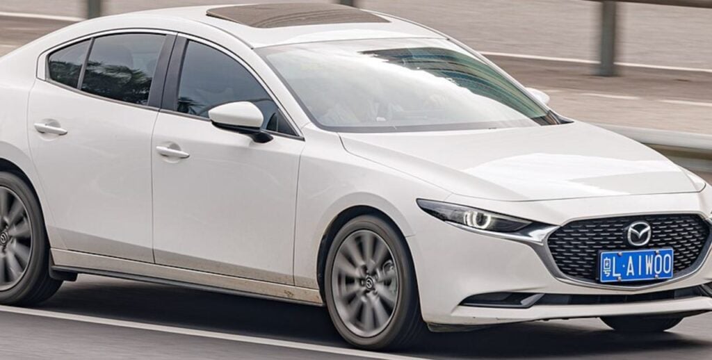 MAZDA3 SEDAN (BP) in China, front-side view.