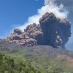 Mount Etna Erupting. Photo Source- Jamie Boone (X)