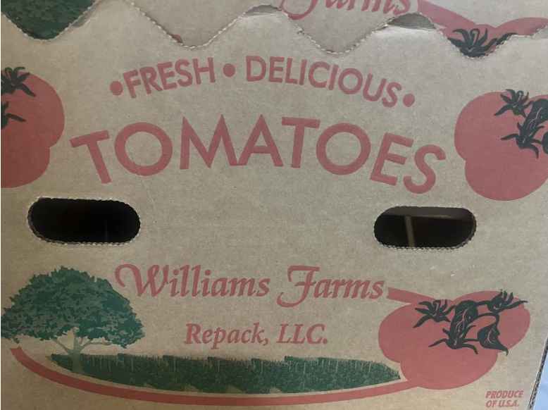 Tomatoes. Photo Source: Williams Farms Repack LLC