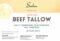 BEEF TALLOW Photo Source: fsis.usda