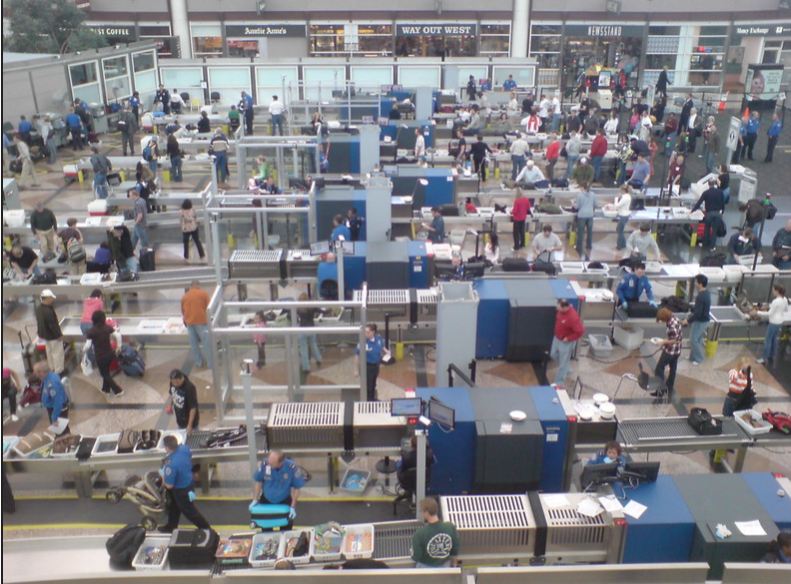 security screening at denver airport