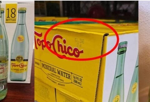 Screenshot of the Costco member letter regarding Topo Chico recall