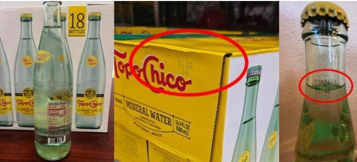 Screenshot of the Costco member letter regarding Topo Chico recall