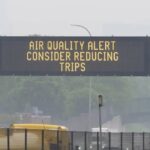 Toronto Air Quality Alert. Photo Source- Brian Mclntyre Real Estate (Facebook)