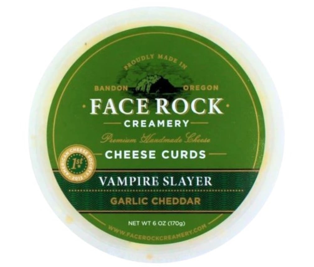 Vampire Slayer Garlic Cheddar Curds Photo Source: Face Rock Creamery