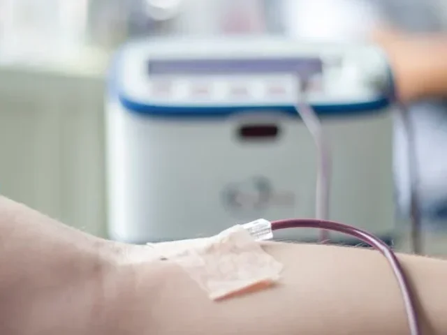 Representative Image: Person Donating Blood Photo Source: Frank Merino