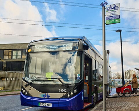 Silvertown Tunnel Cycle Shuttle. Photo Source: Transport For London