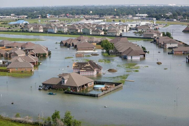 Representative Image. Flooding caused by Hurricane Harvey in Southeast Texas