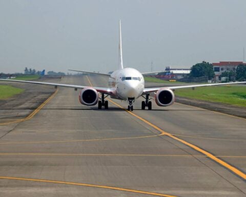 Airplane on Runway