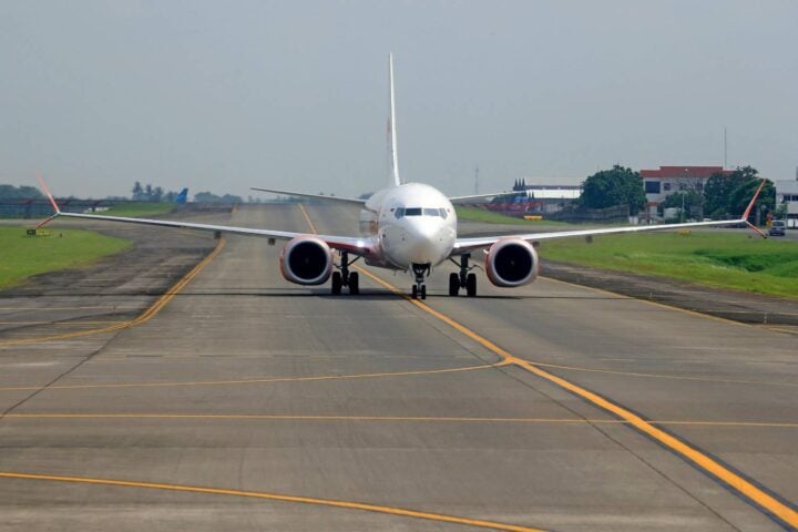 Airplane on Runway