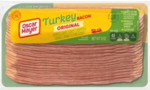Packaged Oscar Mayer Turkey Bacon.