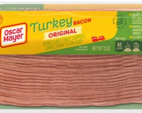 Packaged Oscar Mayer Turkey Bacon.