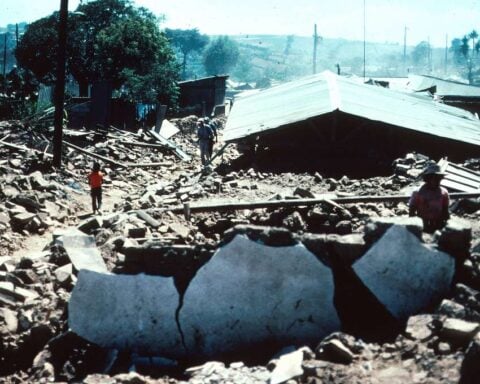 Guatemala, Patzicia Earthquake February 1976.