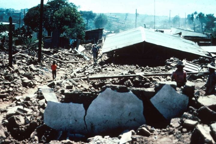 Guatemala, Patzicia Earthquake February 1976.