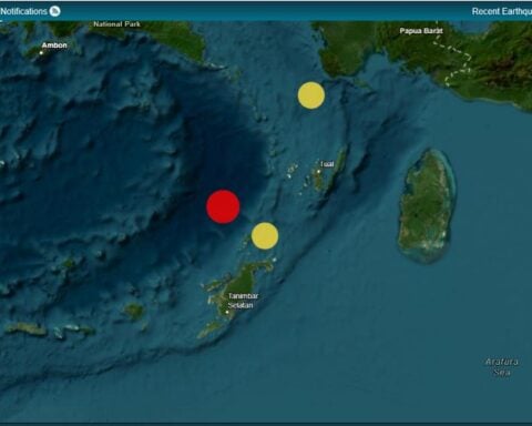 Earthquake Map. Photo Source: Geoscience Australia