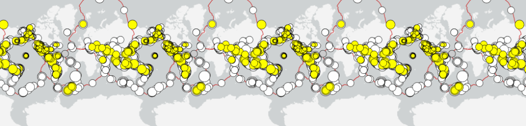 Earthquake shown on Map. Photo Source: USGS