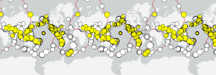 Earthquake shown on Map. Photo Source: USGS