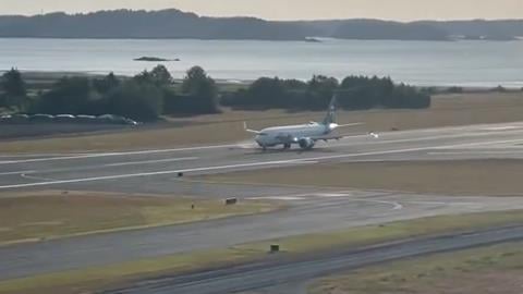 Alaska Airline 737 hits Deer in Kodiak Runway