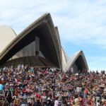 Crowd at Sydney Opera House