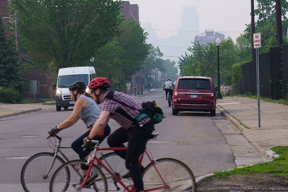 Representative Image. Canadian Wildfire Smoke in Minneapolis.