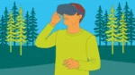 Virtual forest bathing can improve emotional well-being. © MPI for Human Development