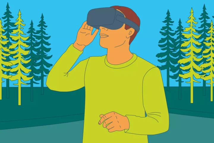 Virtual forest bathing can improve emotional well-being. © MPI for Human Development