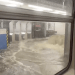 NYC subways are flooding.