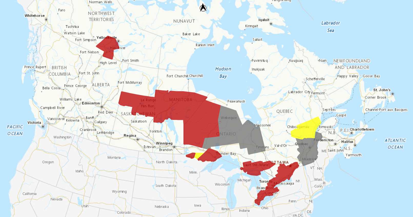 Northwestern Ontario Tornado Alert