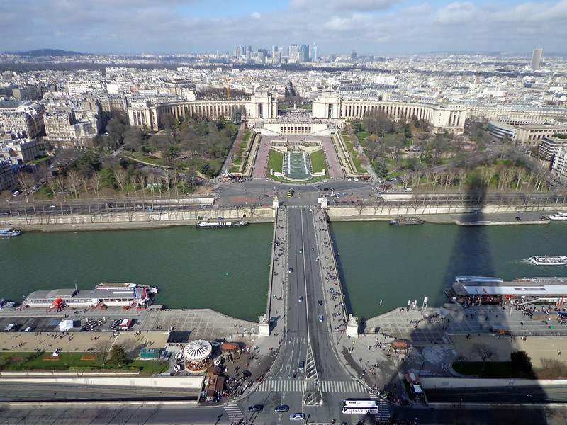 Gustave Eiffel's giant sundial says it's nearly noon.